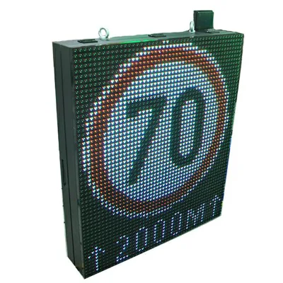 P20 P16  P10  Radar Detection Solar Power Traffic Variable Message Sign  Led VMS Display