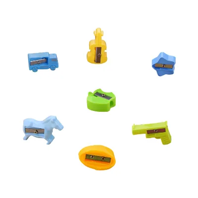 CHXN Creative Cartoon Learning Stationery Pencil Sharpener Cute Candy Colored Small Design for Office & School Use