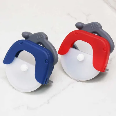 Pizza Cutter with Creative Design Stainless Steel Pizza Slitting Knife Detachable Pizza Cutter with Cover