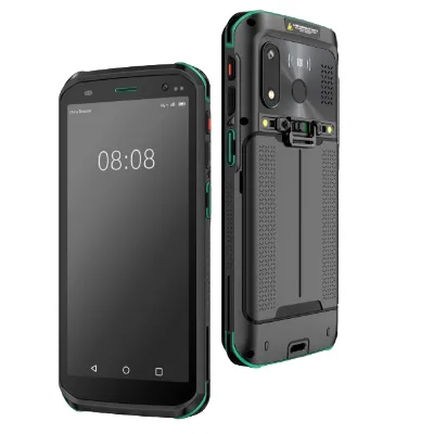 IP68 Waterproof Rugged PDA Handheld Android 11/13 4GB 1D 2D Barcode Scanner RFID Communication NFC GMS Certified Stock