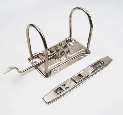 Metal Lever Arch Clip with Compressor Bar Bulk Sale 3 Inches Binder Clip Bright, Checker and Satin Finishing Ifi Nova 80mm 53mm
