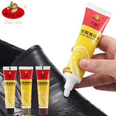 30g Squeeze Tube Leather Shoe Polish Cream Nourishing Shine Waterproof Anti-Mildew Stain Resistant Shoe Care