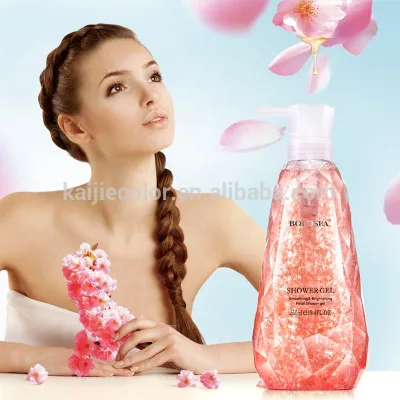 Hot Sale Sakura Flower Deeply Nourishing Shower Gel with Fragrance
