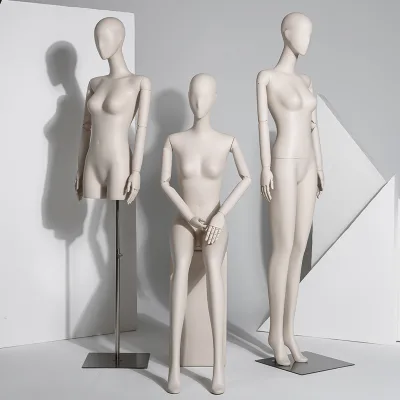Same Day Shipment Full Body Stand Mannequin Adults Beautiful Woman Head Window Display Clothes