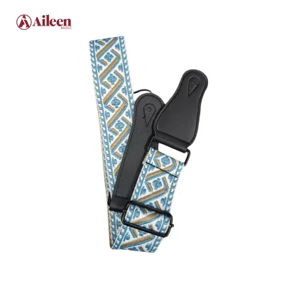 GS130 High Quality Adjustable Embroidered Style Nylon Guitar Strap