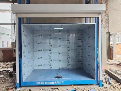 Liv High Efficiency Load Cargo Upstairs Fixed Guide Lift Platform Vertical Lift Platform 2 Floor Cargo Lift with Ce