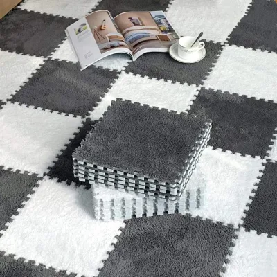 Children's Foam Puzzle Mat Interlocking Carpet Bedroom Carpet Machine Washable Thickened Pad Fluffy Pad