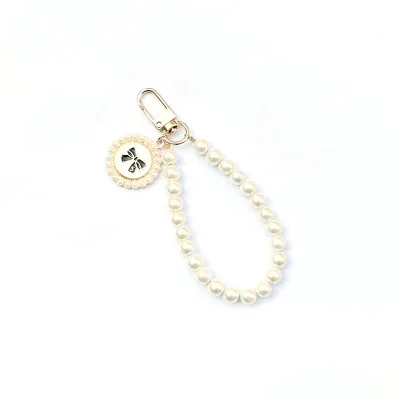 Pearl Bracelet Glass Bead Hand-held Diy Phone case Gasket Keychain Lanyards