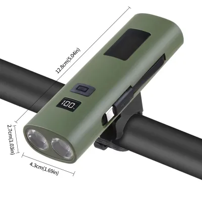 Bike Light USB Rechargeable Multifunctional Bicycle Light 6 Modes Flashlight Cycling Bicycle Front Lamp