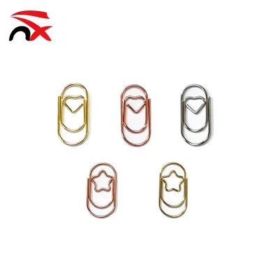 Cheap Price Wholesale 100pcs/bag Mini Paper Clips Metal Bookmark Paper Clip Bookmark Clip of Paper for Use by Office Workers