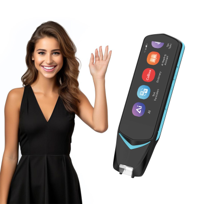 OEM Factory Portable Voice Speech Arabic English Japanese AI Scan Translator Pen Smart Translation Device