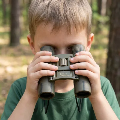 Camouflage Folding Binoculars Portable Pocket Telescopes for Children's Outdoor Activity