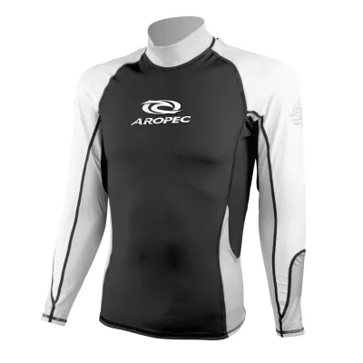 OEM ODMAropec Men's Adult Long Sleeve Rash Guard- Material with Digital Printing & Custom Logo In-Stock