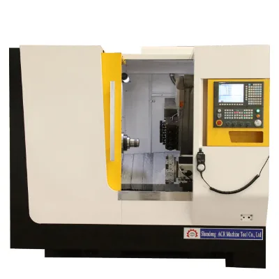 46D-8 CNC Lathe CNC Turning and Milling Machining Center 8-position Turret and 8-position Power Tools Hydraulic Chuck or Vise
