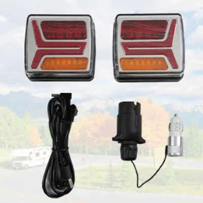 Factory Delivery Sale RV Wireless LED Light High Quality Motorhome Tail/Stop/Turn/ License Plase 12V Light