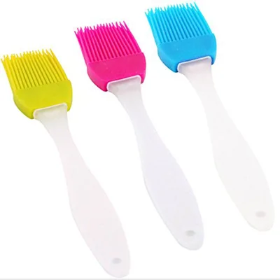 Durable and Attractive Food Grade Silicone Brush for Pastry BBQ Roast Preparation