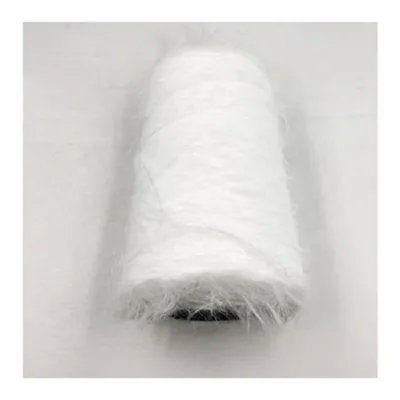 Mink Hair Like Nylon Feather Yarn 7NM/1 Dyed Knitting or Hand Knitting Fancy Yarn 50g