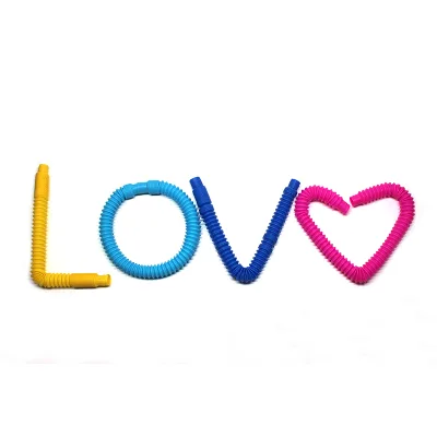 2024 Hot Sale Novelty Multi-Color Sensory Baby Pop Tubes Toys for Stress and Anxiety Relief