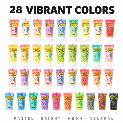 Wholesale Paint Factory Direct Bulk DIY Craft Supply 50g Cream Glue Puff with MSDSfor Phone Case