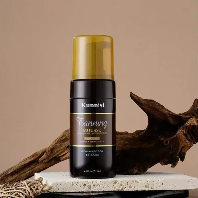 Organic Self-Tanning Mousse Sunless Fake Tan Mouse with Accelerator Private Label Lightening Body Tanning Foam