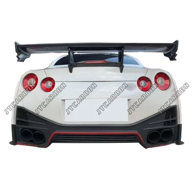 Real Carbon Fiber Car Rear Wing Trunk Lip Spoilers Body Kit for Nissan GTR GT-R R35 2012-2021