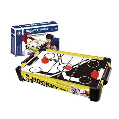 20 Inch Table Top Air Hockey Game for Kids - Portable, Battery Operated Game Table - Black