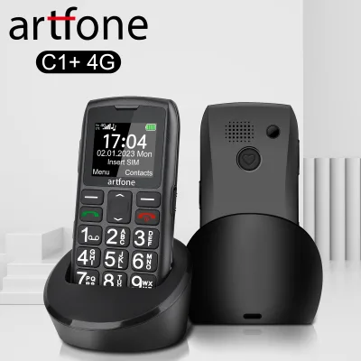 Senior Phone Artfone C1+ 4G Mobile Phone for Order, Speed Dial,Big Button Unlocked Senior Mobile Phone Loud Volume,LTE 4G