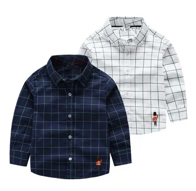 New Indian Kids Boys 100% Organic Cotton Blank Striped Shirts Sell in a Website