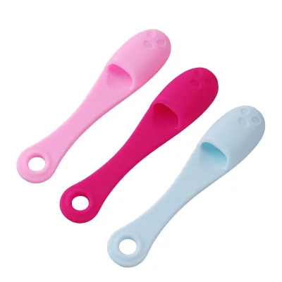 Soft Silicone Face Scrubber Finger Nose Cleansing Brush Manual Pore Cleansing Brush