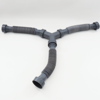 Y-type Double tank Double Basin Three-way Drainer Sewer Pipe Sewer Pipe Drainer Drain Pipe haocj