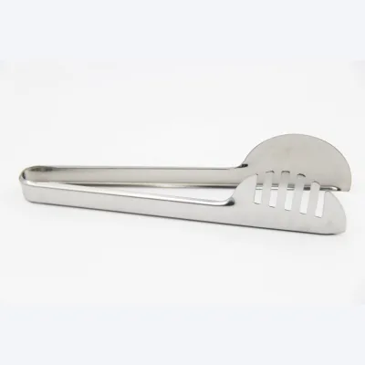 Factory Direct Stainless Steel Multifunctional Outdoor Barbecue Food Tongs Buffet Communal Tongs Western Restaurant Steak Tongs