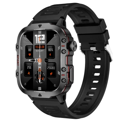 2024 New QX11 Fashion Outdoor Sports Bracelet 420mAh Big Battery Health Touch Fitness Tracker Waterproof Smart Watch for Men