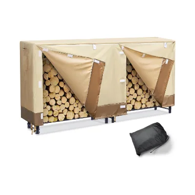 High Quality 600D Waterproof Firewood Storage Log Rack Cover Durable Fabric Log Rack Cover