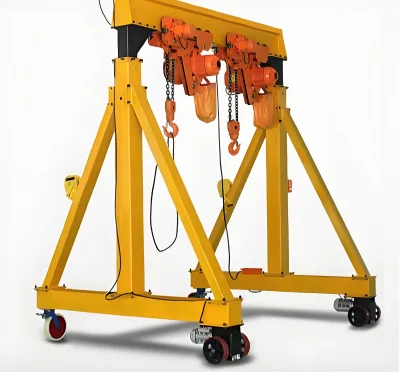 Wholesale Factory Direct Supply Portable Electric Gantry Crane 5Ton Capacity Ground+Remote Control Heavy Duty Motor Material