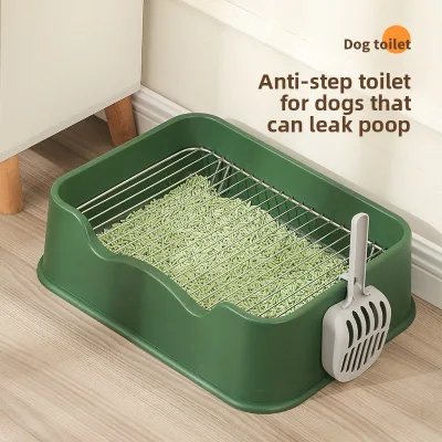 Pet Dog Potty Urinal Large and Small Dog Toilet Anti-Poop Stainless Steel Eco-Friendly Dog Toilet