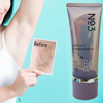 Organic Gentle Hair Removal Cream Herbal Solution for Sensitive Skin