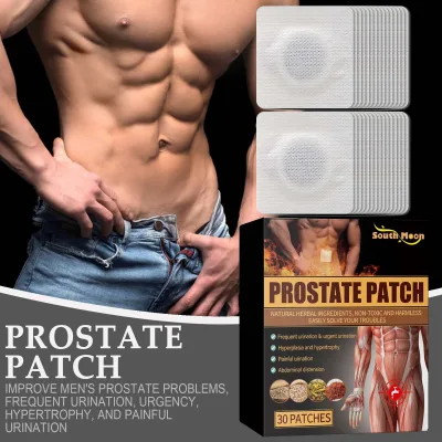 Hot Sales Natural Herbal Male Health Patch Prostatic Navel Plaster for Urinary Relief Cushion Prostate Treatment Skin Care