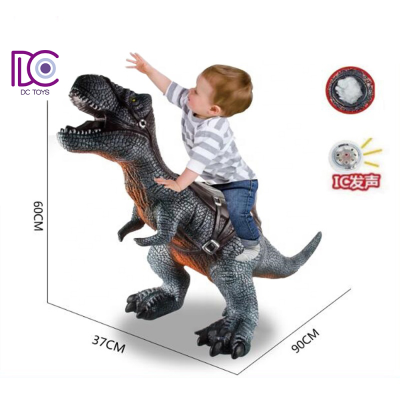 Hot Seller Ride on Toy Animals Dinosaur Animated Big Animal for Evade Glue Dinosaur Design