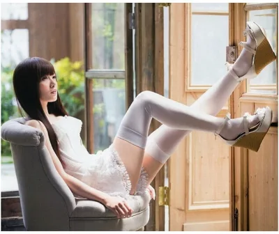 Spring and Autumn Anti-hook Stockings  Velvet Over-the-knee Women's Mid-tube Socks Japanese-style Long Socks for Students