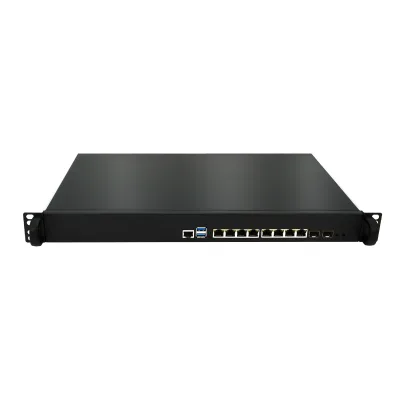 Firewall Router PC 8*2.5G Lan Network 2*10G SFP Ports Rackmount Core I5 Fortigate Firewall for Network Security