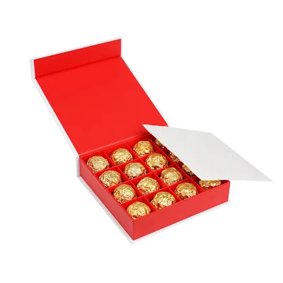 Custom Chocolates for Special Occasions Elegant Chocolate Box Design Cardboard Chocolate Box with Compartments
