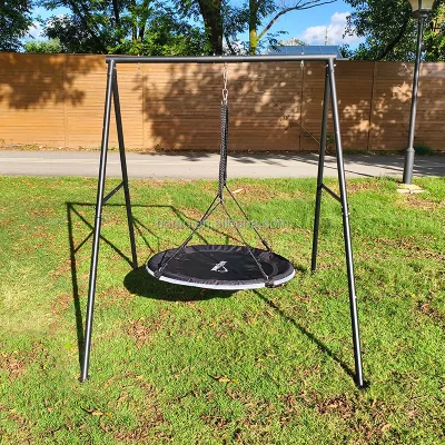 Zoshine Garden Swing Set with Comfortable Seat, Various Swings' Types, Two Fixing Methods, Double Ended Swivel Hook or Carabiner