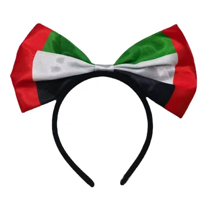Customized Fashion Party Decorate Fast Delivery UAE Country Flag Headband With Low Price
