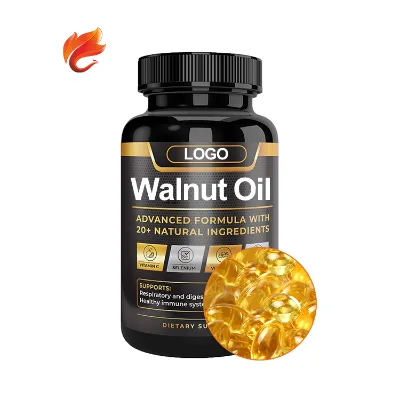 Improve Memory Power Health Enhancement Booster Boosting Brain benefit Walnut Oil Supplement Hard Capsules