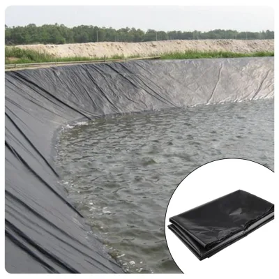 1mm 2mm Hdpe Geomembrane Liner Film 60mil Waterproof Sheet Hot Melt Gasket Geomembrane for Landfill Liners