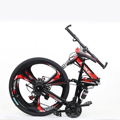 Factory Shipment Frike 26/27.5inch High-carbon Steel Disc Brake MTB Bike Foldable Bicycle for Adult Bicycle Mountain Bike
