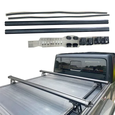 NEW Universal Die-Cast Bracket Aluminum Pickup Truck Bed Crossbar Heavy-Duty, Multi-fit, Drilling-Free Installation JZ-G-038