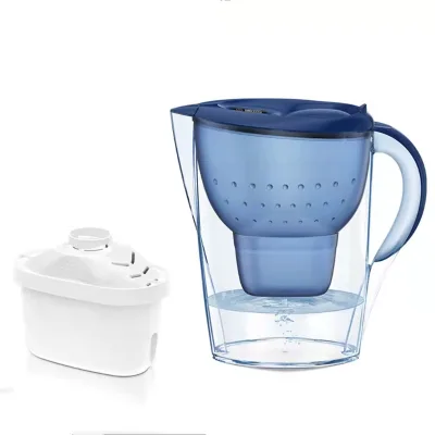 Bpa Free Activated Carbon Alkaline Purifier 3.5L 10 Cup Cartridges Replacement Water Filter Pitcher Jug With Filter