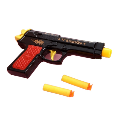Hot Selling Funny Playing Toy Guns for Kids Soft Plastic Gun with Soft Bullets