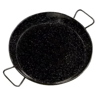 CREATIFCHEF Various Sizes Black Enameled Carbon Steel Lfgb Certified Eco-Friendly Dishwasher Safe Non-Stick Oven Safe Gas Pan